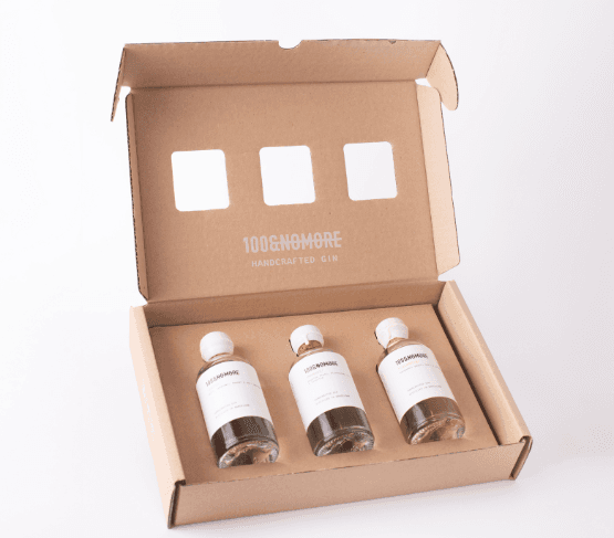 100&NOMORE Adventurous Assortment Gin Pack 3 botellas 10cl