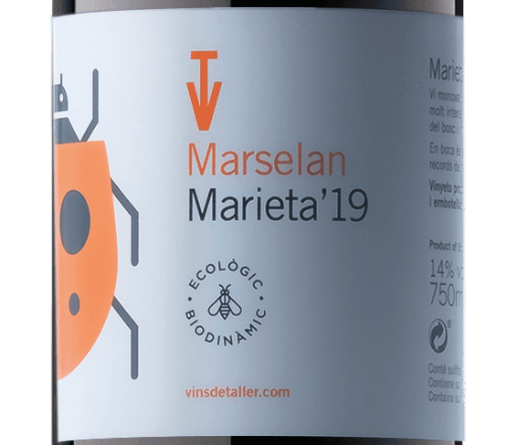 VINS DE TALLER Marselan Marieta 2019 75cl