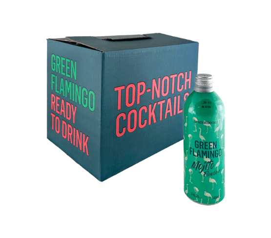 GREEN FLAMINGO Mojito Flavour Caja de 12 botellas de 500ml