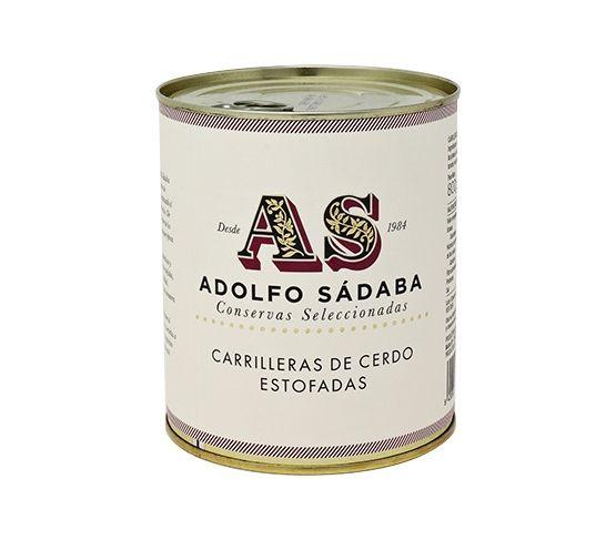 ADOLFO SÁDABA Carrilleras de Cerdo Estofadas lata 850g