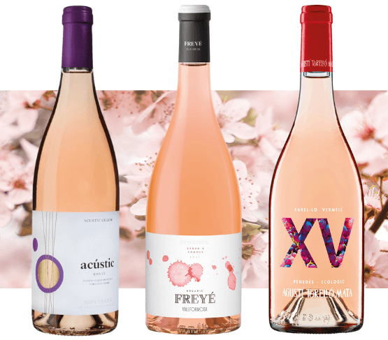 Trío de rosados