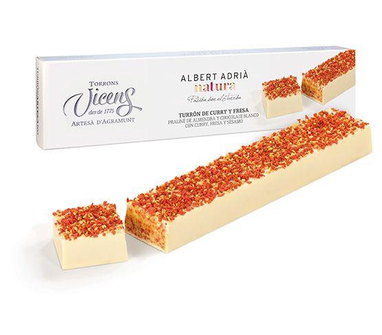 TORRONS VICENS Curry y Fresa Albert Adrià Natura 300g