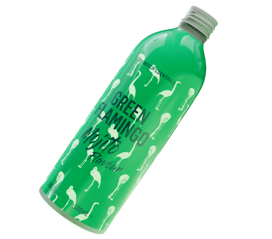 GREEN FLAMINGO Mojito Flavour Caja de 12 botellas de 500ml