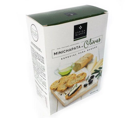 ESPIGA BLANCA Mini Chapata con Aceitunas 80g