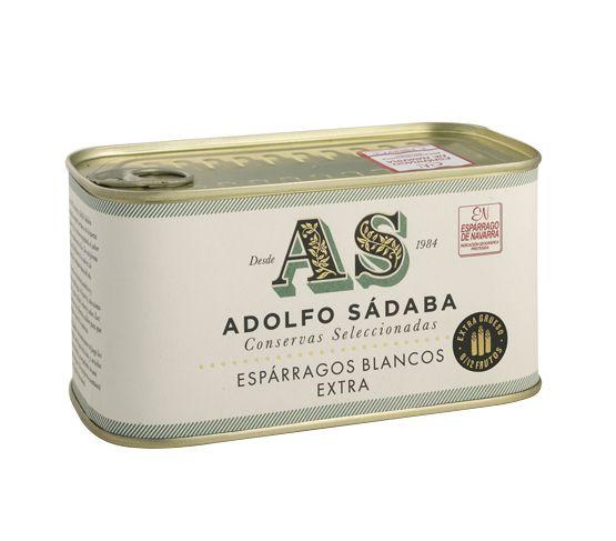 ADOLFO SÁDABA Espárragos Blancos Extra Grueso 8/12uds 