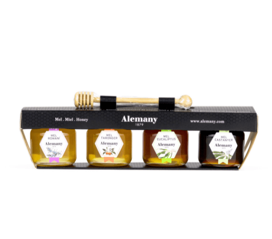 ALEMANY Pack de 4 Mieles Monoflorales de 50g