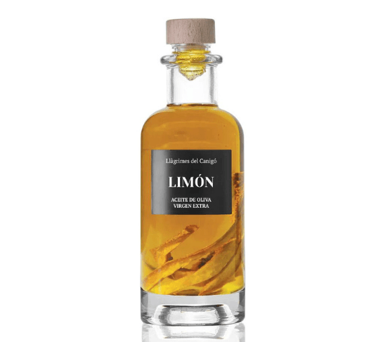 LLÀGRIMES DEL CANIGÓ Aceite de Oliva infusionado con Limón 250ml