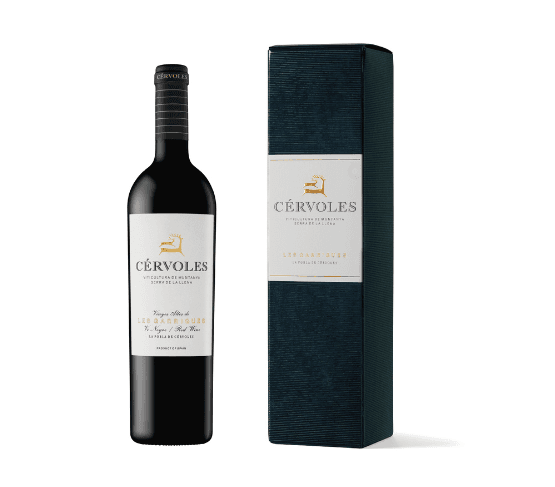 CÉRVOLES Tinto 2021 en estuche individual de cartón
