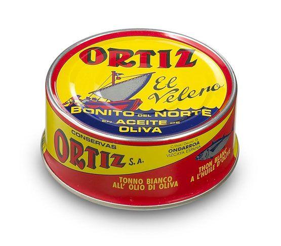 CONSERVAS ORTIZ Bonito del Norte en Aceite de Oliva 250g