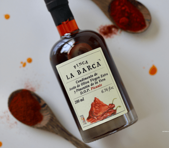 FINCA LA BARCA Condimento Aceite de Oliva Virgen Extra con Pimentón Picante 200ml