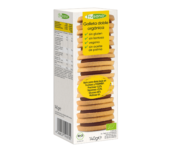 FRUSANO Galleta doble sin gluten 140g