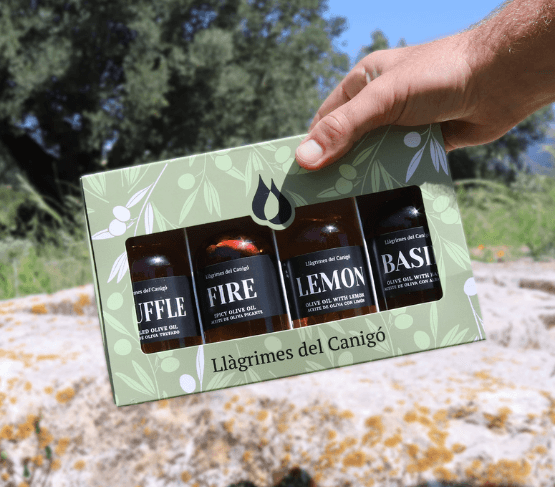 LLÀGRIMES DEL CANIGÓ Pack Aceites Infusionados 4 x 100ml