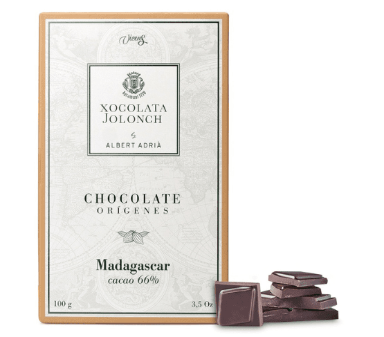 XOCOLATA JOLONCH by ALBERT ADRIÀ Chocolate Negro con 66% de Cacao Orígenes Madagascar 100g