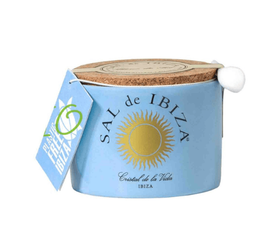 SAL DE IBIZA Flor de Sal con Ajo Negro "Mar Blau" 140g
