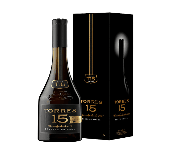 TORRES 15  Imperial Brandy con Estuche