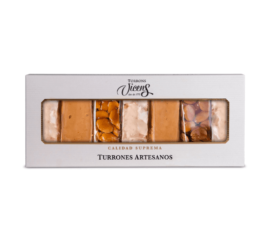 TORRONS VICENS Caja de 7 Turrones Artesanos 35g