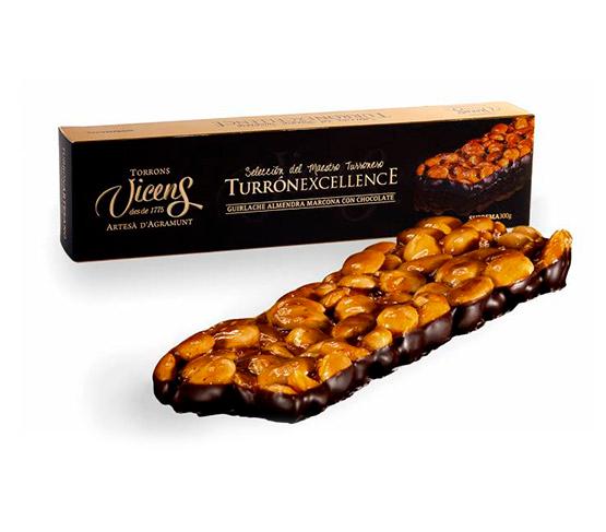 TORRONS VICENS Guirlache de Almendra con Chocolate Excellence 300g
