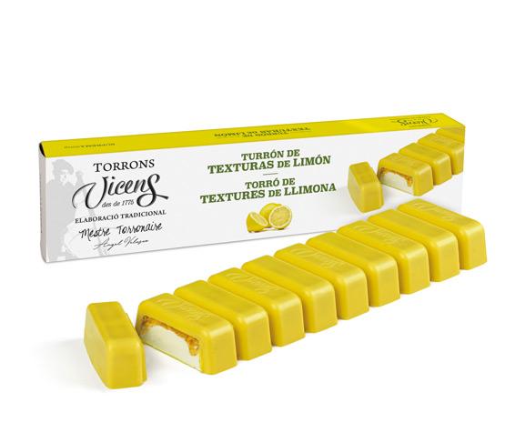 TORRONS VICENS Turrón de Texturas de Limón en Estuche 300g