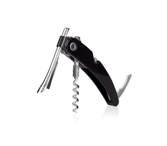 VACU VIN Sacacorchos Single Pull negro, estuche