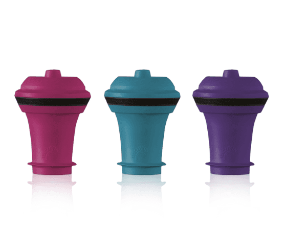 VACU VIN Tapones de vacío 3 colores