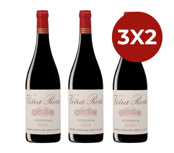 REBAJAS VIÑA REAL Reserva Tinto 2017 75cl 3 por 2