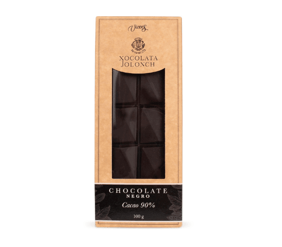 XOCOLATA JOLONCH Chocolate con Cacao 90% Estuche 100g