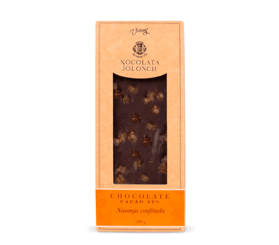 XOCOLATA JOLONCH Chocolate Bitter a la Naranja Estuche 100g