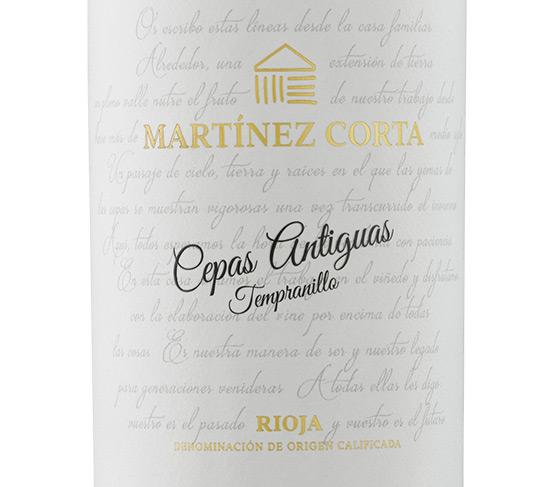 MARTÍNEZ CORTA Cepas Antiguas Tempranillo 2016