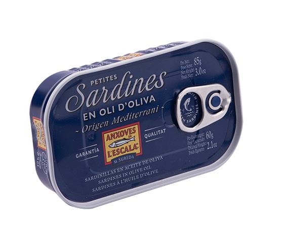 ANXOVES DE L'ESCALA Sardinillas en Aceite de Oliva 85g