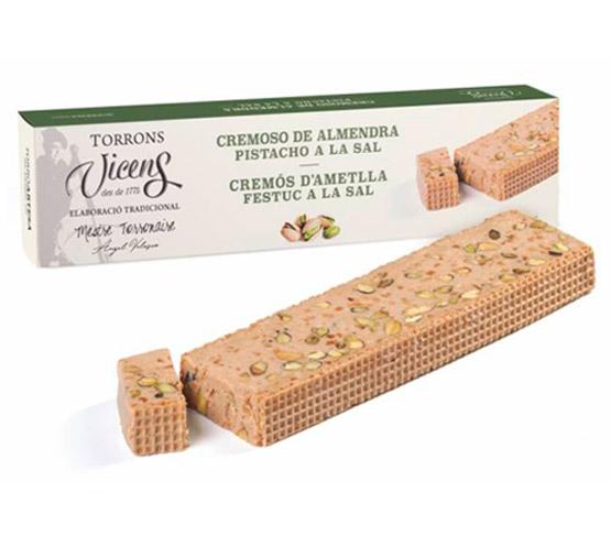 TORRONS VICENS Cremoso de Almendra con Pistacho a la Sal 300g