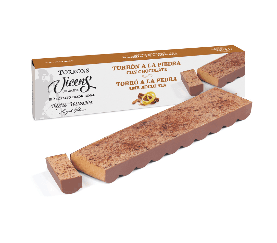 TORRONS VICENS Turrón a la Piedra con Chocolate Excellence 300g